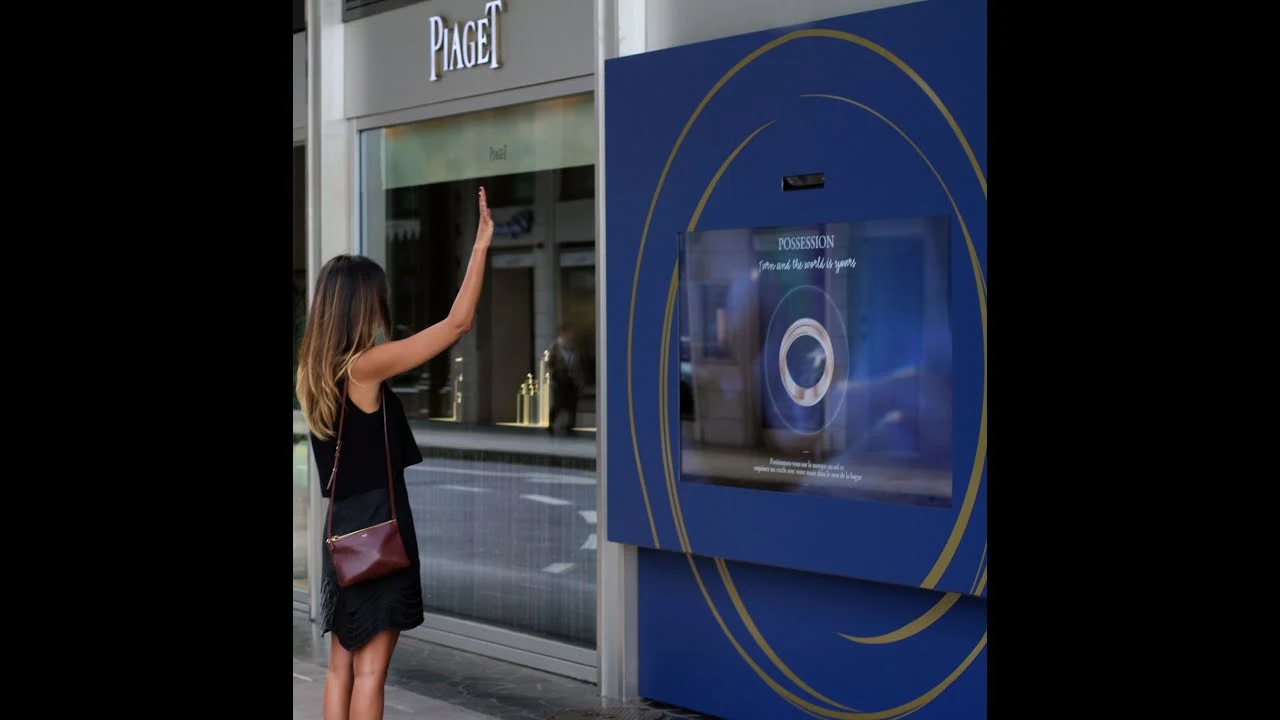 Piaget Possession interactive window in Geneva
